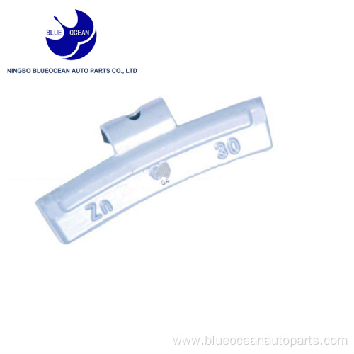 Wholesale die-casting zinc balancing wheel weights clip